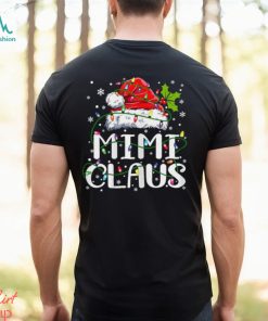 Mimi Claus Shirt Christmas Lights Pajama Family Matching T Shirt