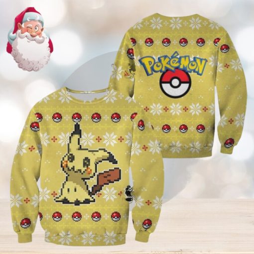 Mimikyu Pokemon Christmas AOP Sweater