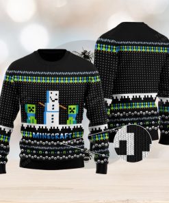 Minecraft Creeper Knitted Christmas Sweater Gift Holidays