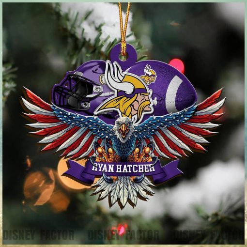 Minnesota Vikings Decorations, Eagles Christmas Ornaments