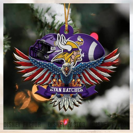 Minnesota Vikings Decorations, Eagles Christmas Ornaments