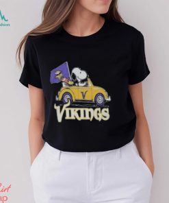 Minnesota Vikings Fan Snoopy Cartoon Sports T Shirt