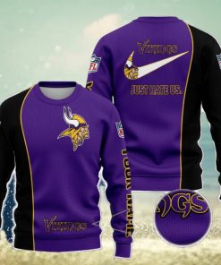 Minnesota Vikings NFL Just Hate Us Personalized For Fans Sweater New