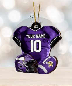 Minnesota Vikings NFL Sport Ornament Custom Name And Number