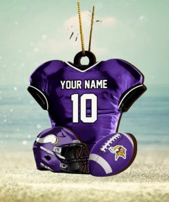 Minnesota Vikings NFL Sport Ornament Custom Name And Number