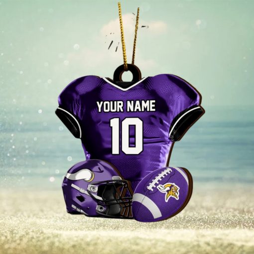 Minnesota Vikings NFL Sport Ornament Custom Name And Number