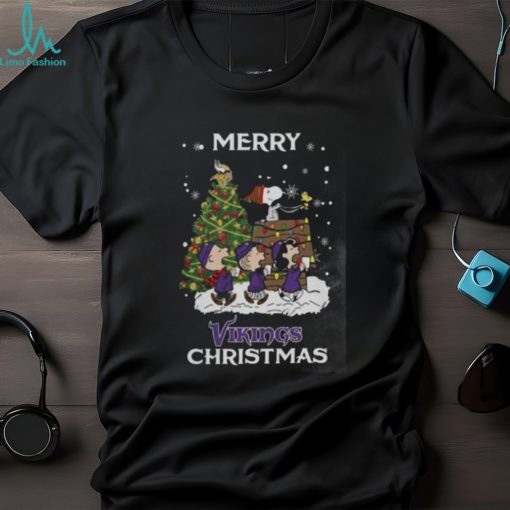 Minnesota Vikings Snoopy Family Christmas Shirt