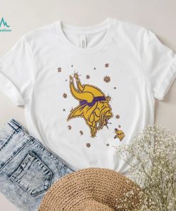 Minnesota Vikings Sparkle Christmas Graphic T Shirt