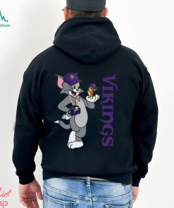 Minnesota Vikings T Shirt Print Tom And Jerry Nfl Tom And Jerry Tshirt For Fans