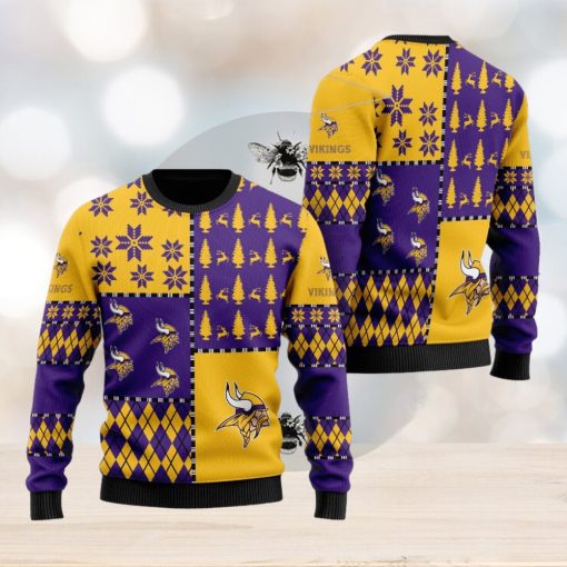 Minnesota Vikings Ugly Christmas Sweater Perfect Holiday Gift