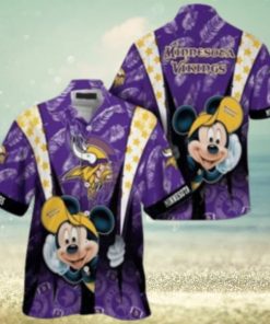 Minnesota Vikings nfl mickey mouse Hawaiian Shirt custom for fan