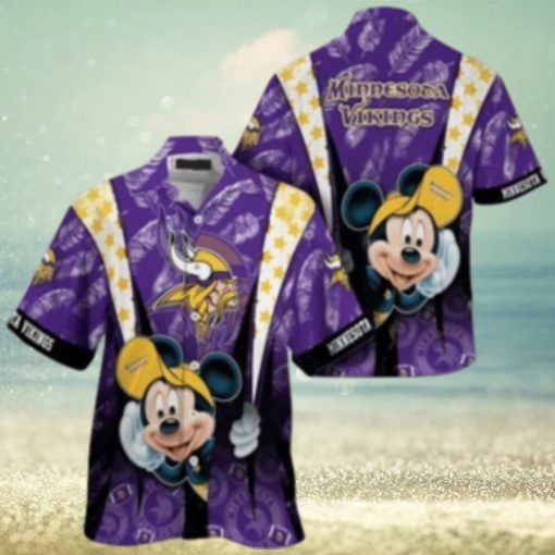 Minnesota Vikings nfl mickey mouse Hawaiian Shirt custom for fan