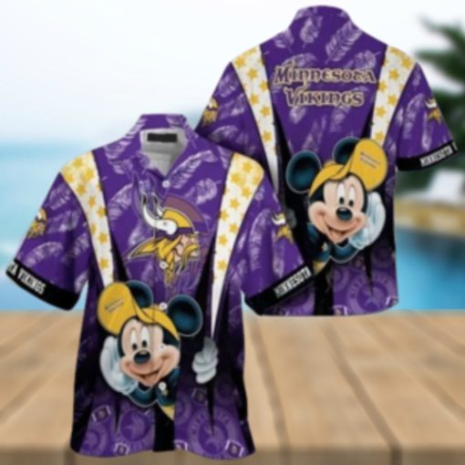 Minnesota Vikings nfl mickey mouse Hawaiian Shirt custom for fan