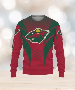 Minnesota Wild Football American Day, Sport Teams Champion 3D Shirt Christmas Sweater