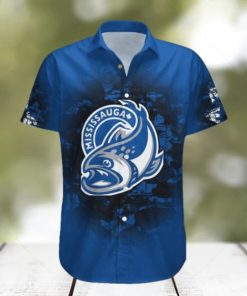 Mississauga Steelheads Hawaii Shirt Set Camouflage Vintage Ca Hockey