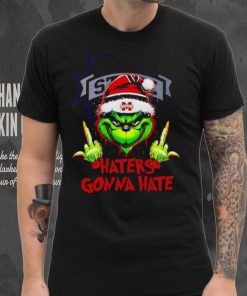 Mississippi State Bulldogs Grinch middle finger haters gonna hate shirt