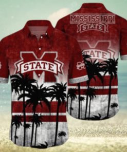 Mississippi State Bulldogs Logo Coconut Tropical Hawaiian Shirt Beach Gift For Fans