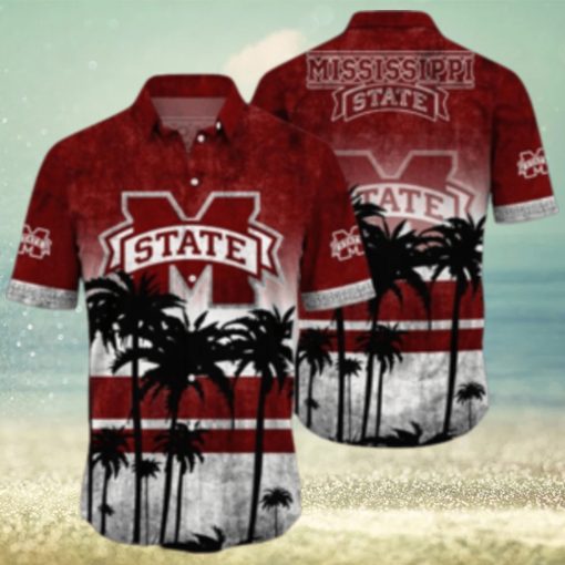 Mississippi State Bulldogs Logo Coconut Tropical Hawaiian Shirt Beach Gift For Fans