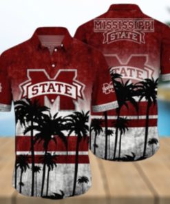 Mississippi State Bulldogs Logo Coconut Tropical Hawaiian Shirt Beach Gift For Fans