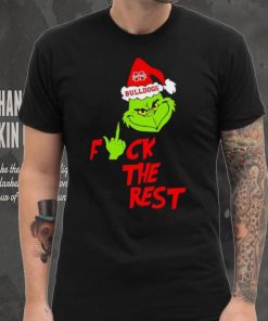 Mississippi State Bulldogs Santa Grinch fuck the rest shirt, hoodie, sweater, long sleeve and tank top Mississippi State Bulldogs Santa Grinch fuck the rest shirt