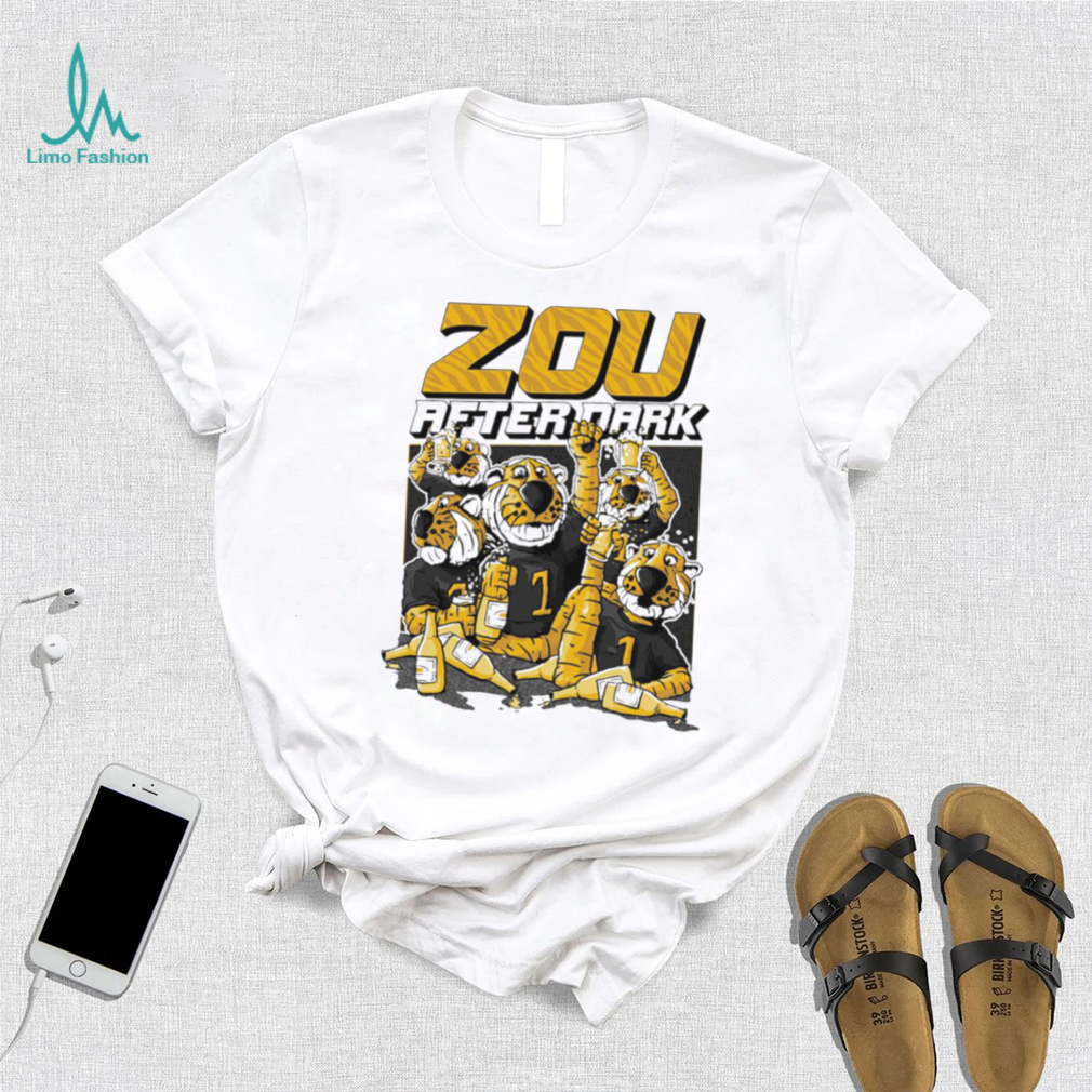Missouri Tigers football mascot zou after dark funny shirt Missouri Tigers football mascot zou after dark funny shirt