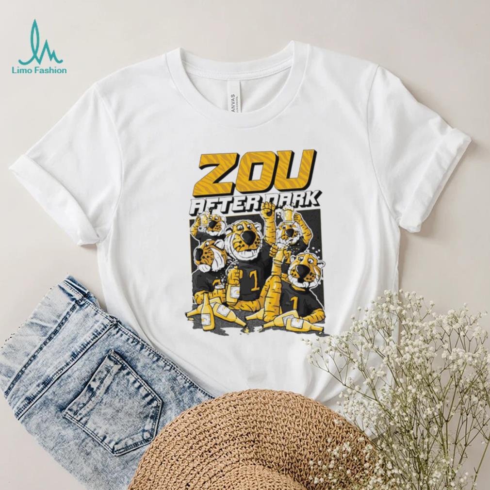 Missouri Tigers football mascot zou after dark funny shirt Missouri Tigers football mascot zou after dark funny shirt