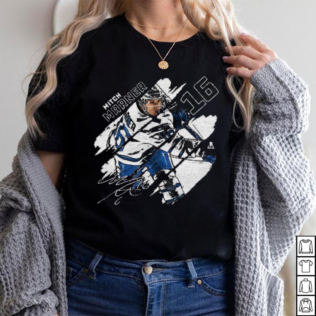 Mitch Marner Stripes WHT Shirt Mitch Marner Stripes WHT Shirt