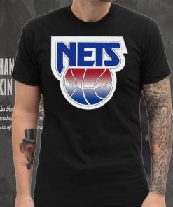 Mitchell & Ness Brooklyn Nets Black Logo T Shirt