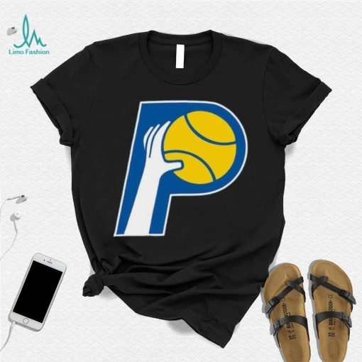 Mitchell & Ness Indiana Pacers Unisex Hardwood Classics MVP Throwback Logo T Shirt