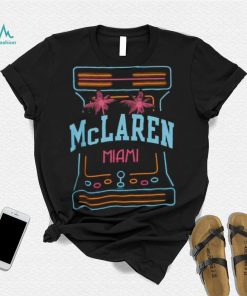Mitchell and Ness Men's McLaren Racing Black Slub T Shirt