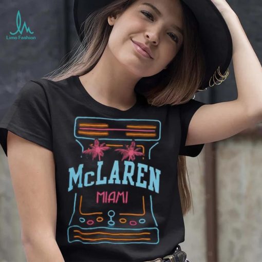 Mitchell and Ness Men’s McLaren Racing Black Slub T Shirt