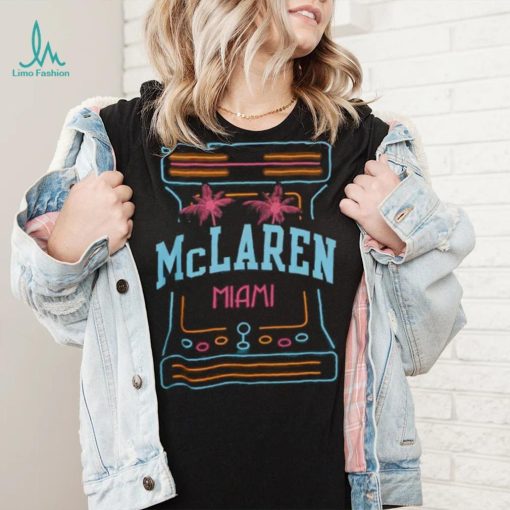 Mitchell and Ness Men’s McLaren Racing Black Slub T Shirt