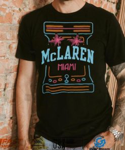 Mitchell and Ness Men's McLaren Racing Black Slub T Shirt