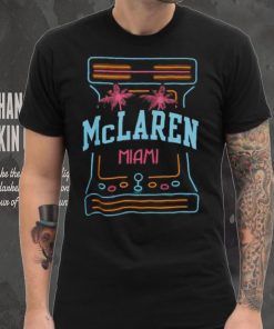 Mitchell and Ness Men's McLaren Racing Black Slub T Shirt