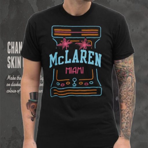Mitchell and Ness Men’s McLaren Racing Black Slub T Shirt
