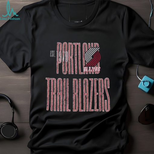 Mitchell and Ness Portland Trail Blazers Team OG T Shirt