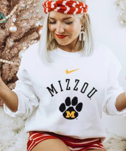 Mizzou Tigers Nike® 2023 Women's Vault M Paw Logo White Crew Shirt