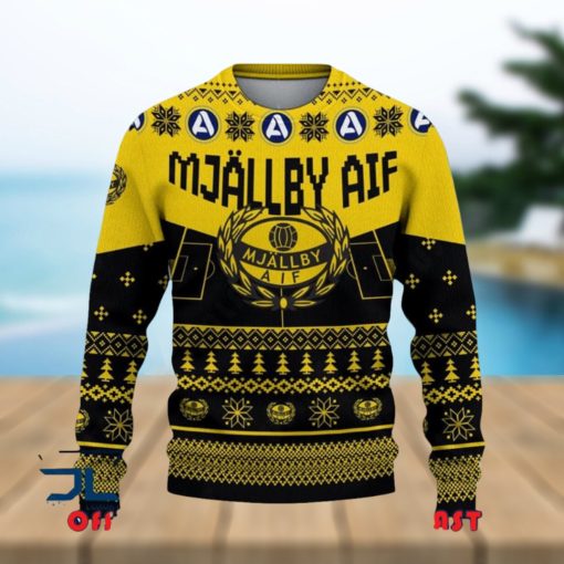 Mjällby AIF Allsvenskan Sweden Ugly Sweater Christmas