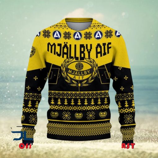 Mjällby AIF Allsvenskan Sweden Ugly Sweater Christmas