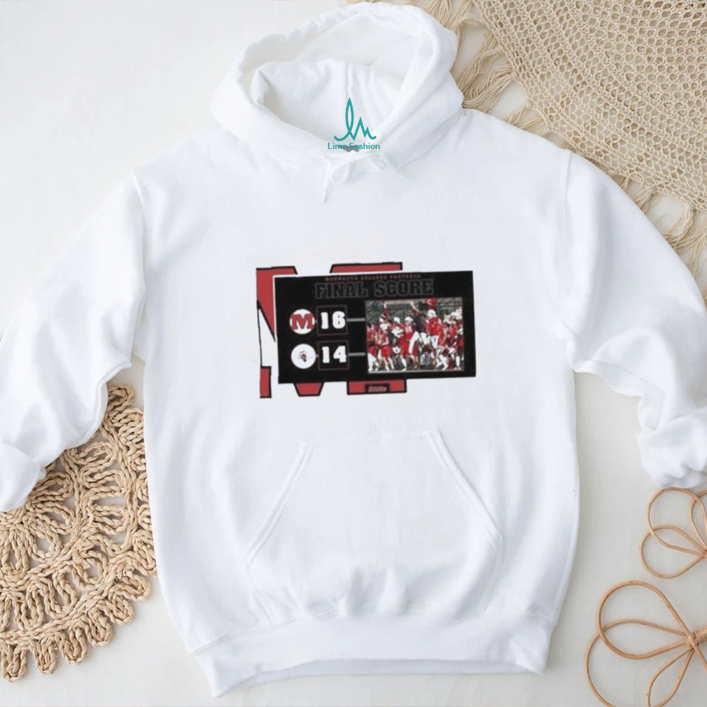 Monmouth Wins 16 14 Lake Forest 2023 Monmouth College Football Final Score Shirt Monmouth Wins 16 14 Lake Forest 2023 Monmouth College Football Final Score Shirt