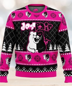 Monokuma Despair Dangan Ronpa Ugly Christmas Sweater