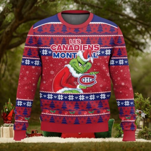 Montreal Canadiens Grinch Ugly Christmas Sweater Trending Sweater For 2023 Christmas Holidays