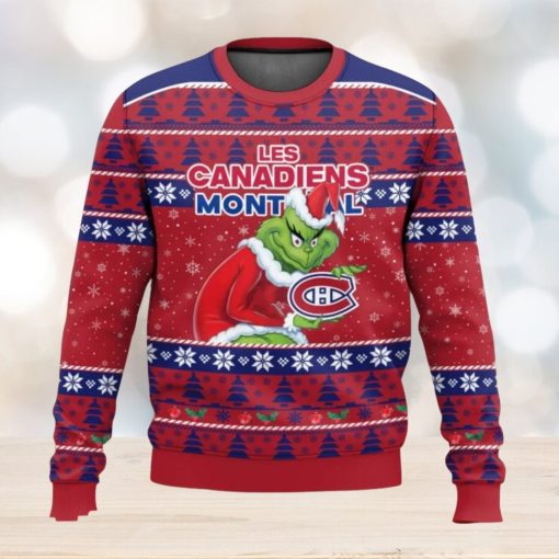 Montreal Canadiens Grinch Ugly Christmas Sweater Trending Sweater For 2023 Christmas Holidays