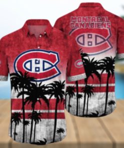 Montreal Canadiens NHL Logo Coconut Tropical Hawaiian Shirt Beach Gift For Fans