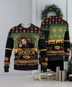 Mordor Fun Run LOTR Mordor Fun Run LOTR Ugly Gift For Xmas Merry Christmas 2023