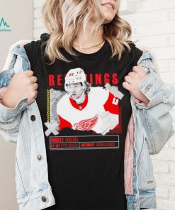 Moritz Seider number 53 Detroit Red Wings ice hockey player pose paper gift shirt