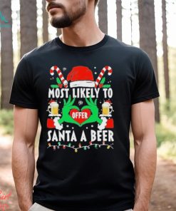 Most likely to Offer Santa a Beer Christmas 2023 Shirt