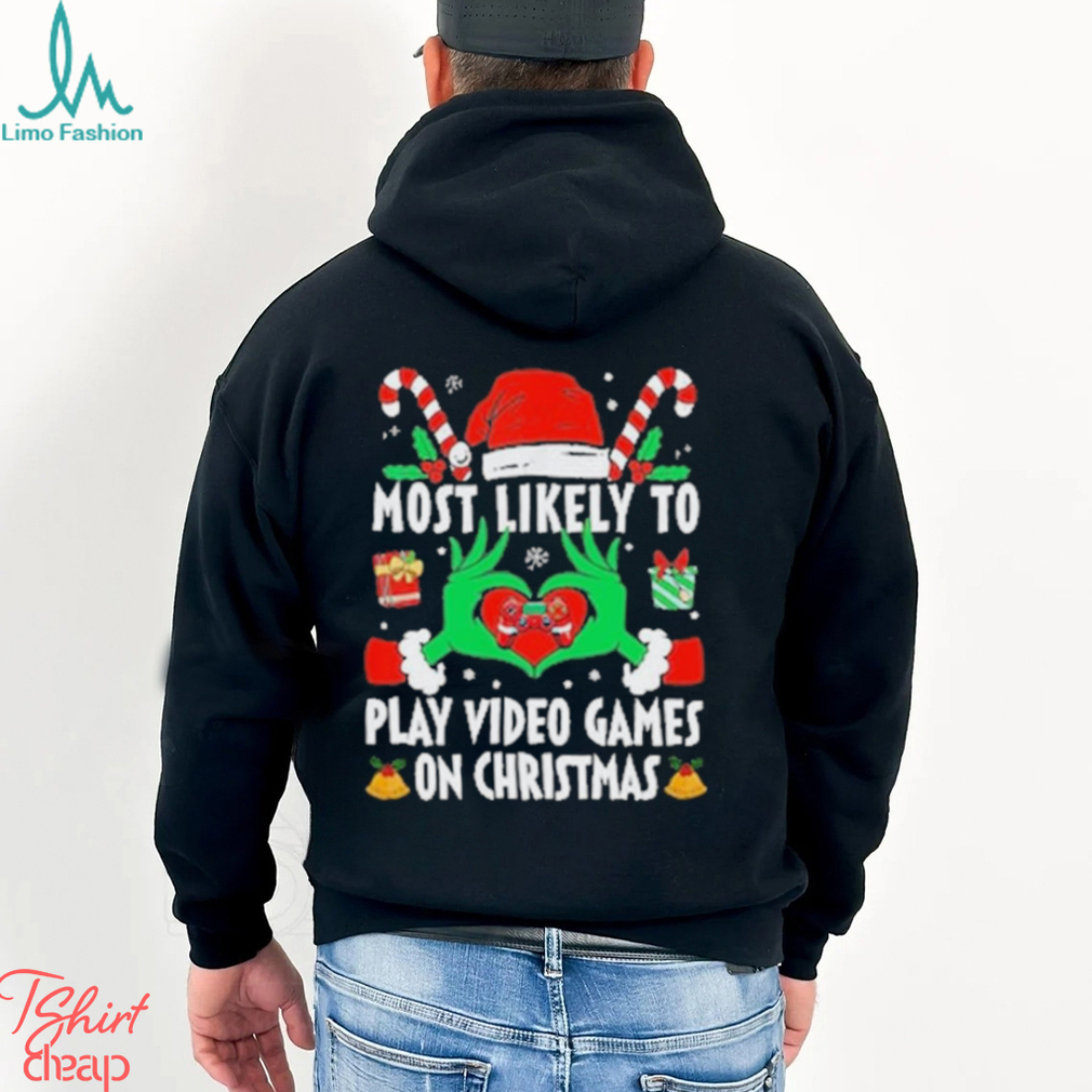 Most likely to Play video games on Christmas 2023 Shirt Most likely to Play video games on Christmas 2023 Shirt
