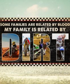 Motocross Family Custom Photo Poster Related By Dirt