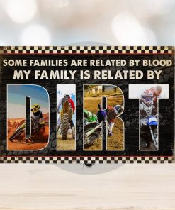 Motocross Family Custom Photo Poster Related By Dirt